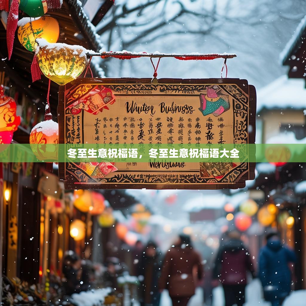 冬至生意祝福语,冬至生意祝福语大全