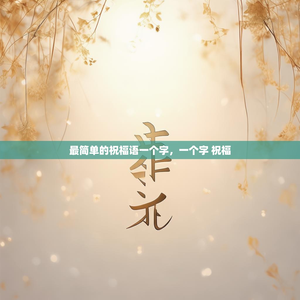 最简单的祝福语一个字,一个字 祝福