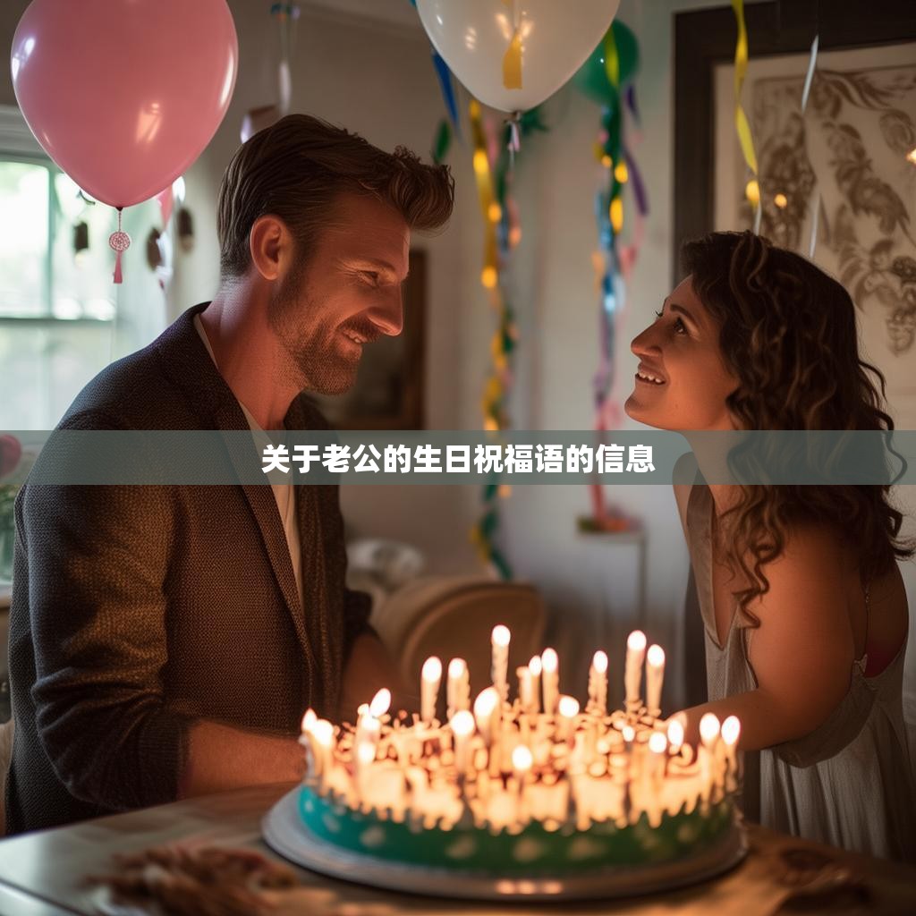 关于老公的生日祝福语的信息