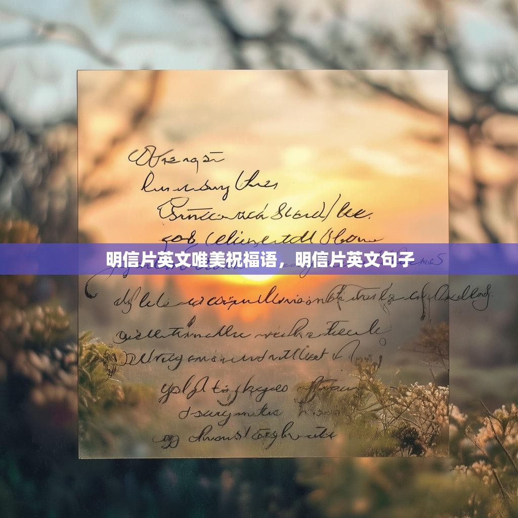 明信片英文唯美祝福语,明信片英文句子