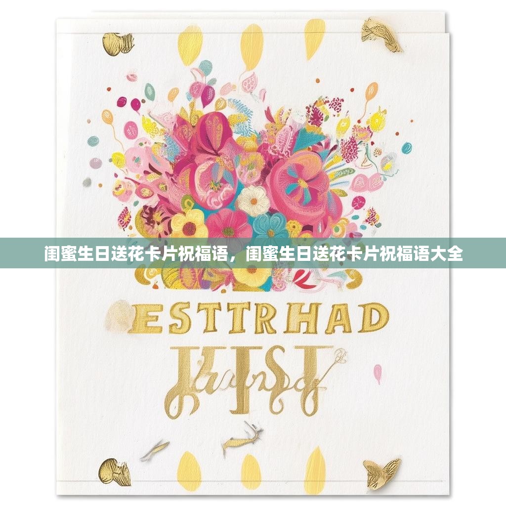 闺蜜生日送花卡片祝福语,闺蜜生日送花卡片祝福语大全