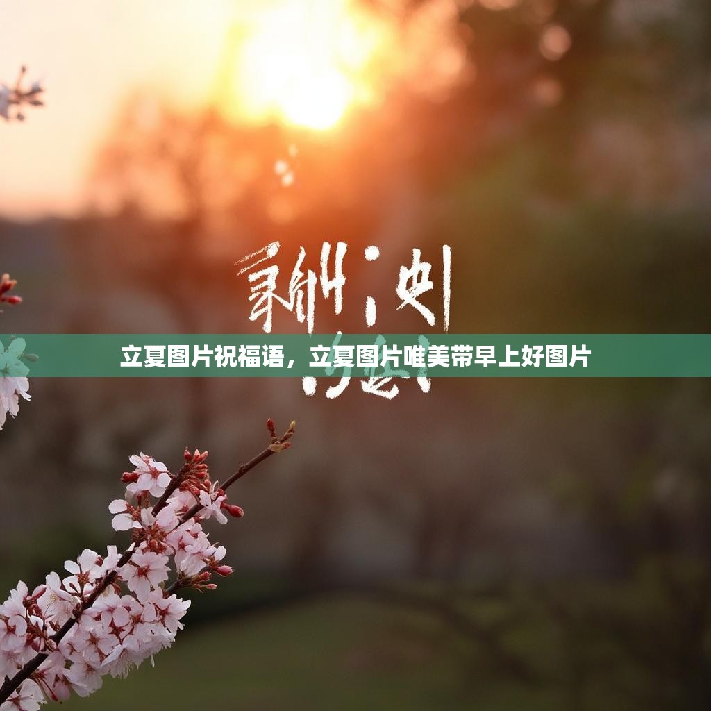 立夏图片祝福语,立夏图片唯美带早上好图片