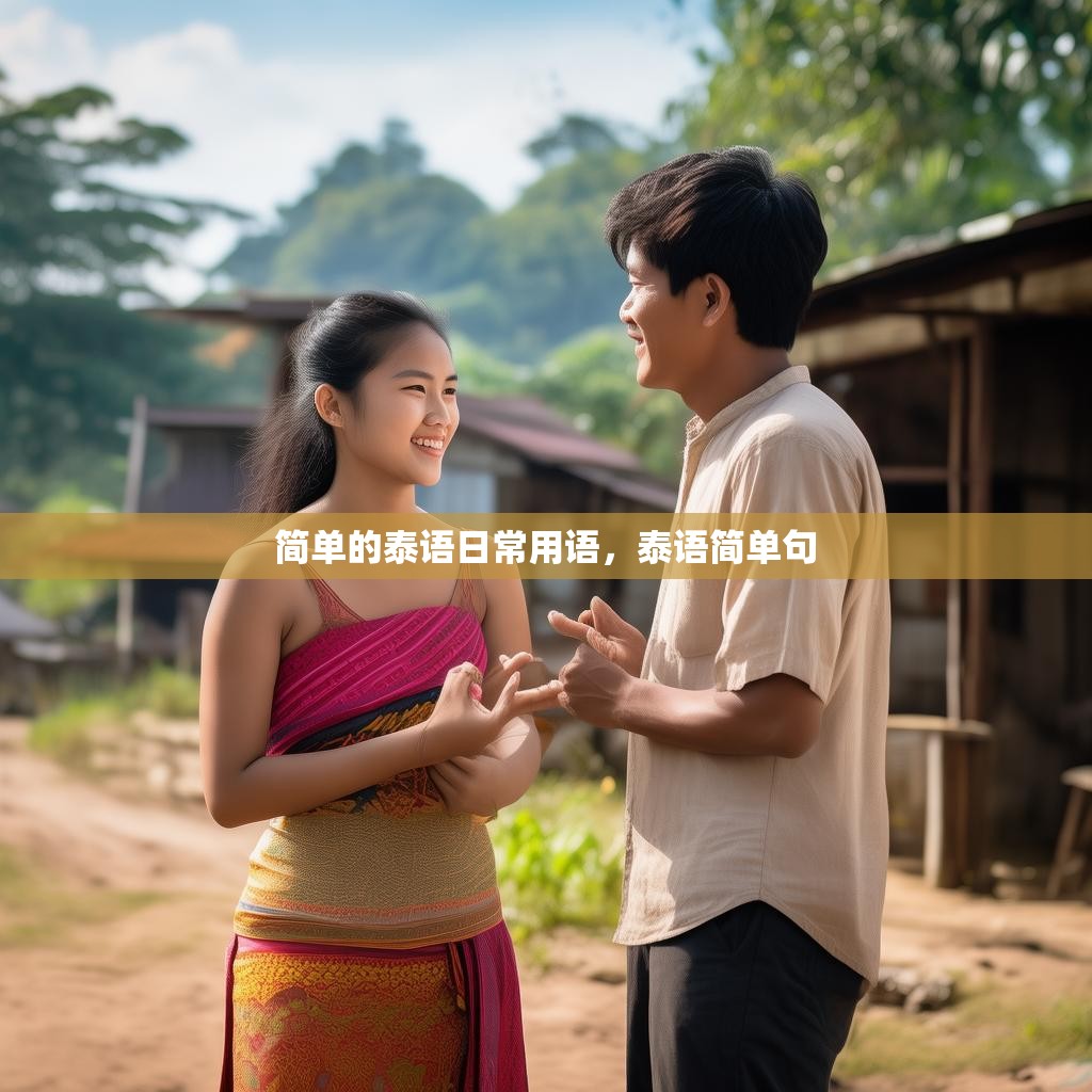 简单的泰语日常用语,泰语简单句