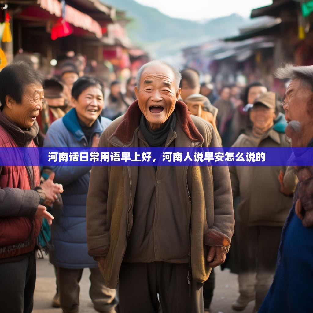 河南话日常用语早上好,河南人说早安怎么说的