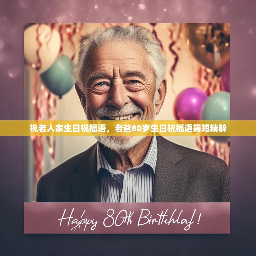 祝老人家生日祝福语,老爸80岁生日祝福语简短精辟