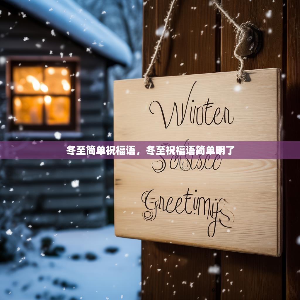 冬至简单祝福语,冬至祝福语简单明了