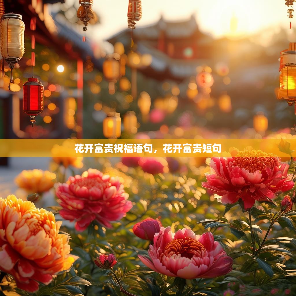 花开富贵祝福语句,花开富贵短句