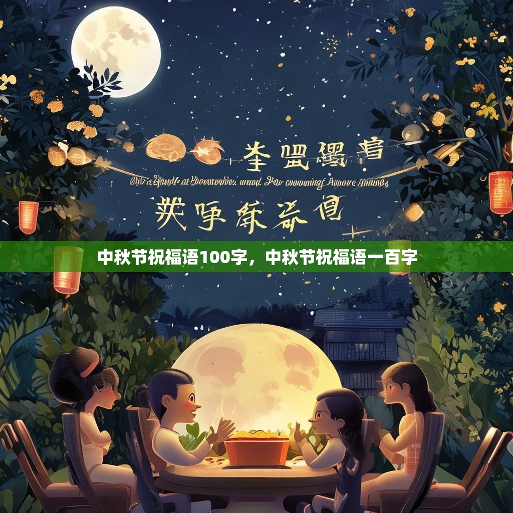 中秋节祝福语100字,中秋节祝福语一百字