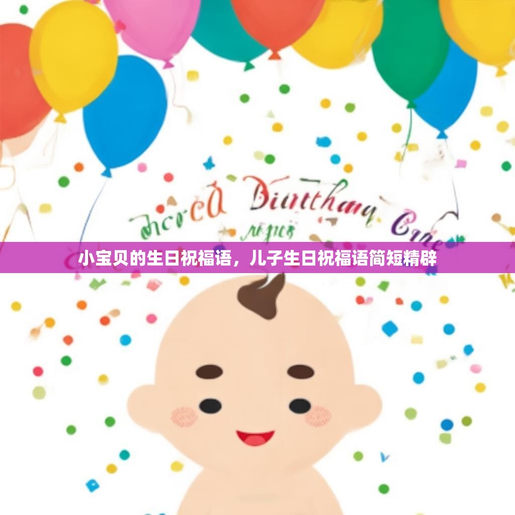 小宝贝的生日祝福语,儿子生日祝福语简短精辟