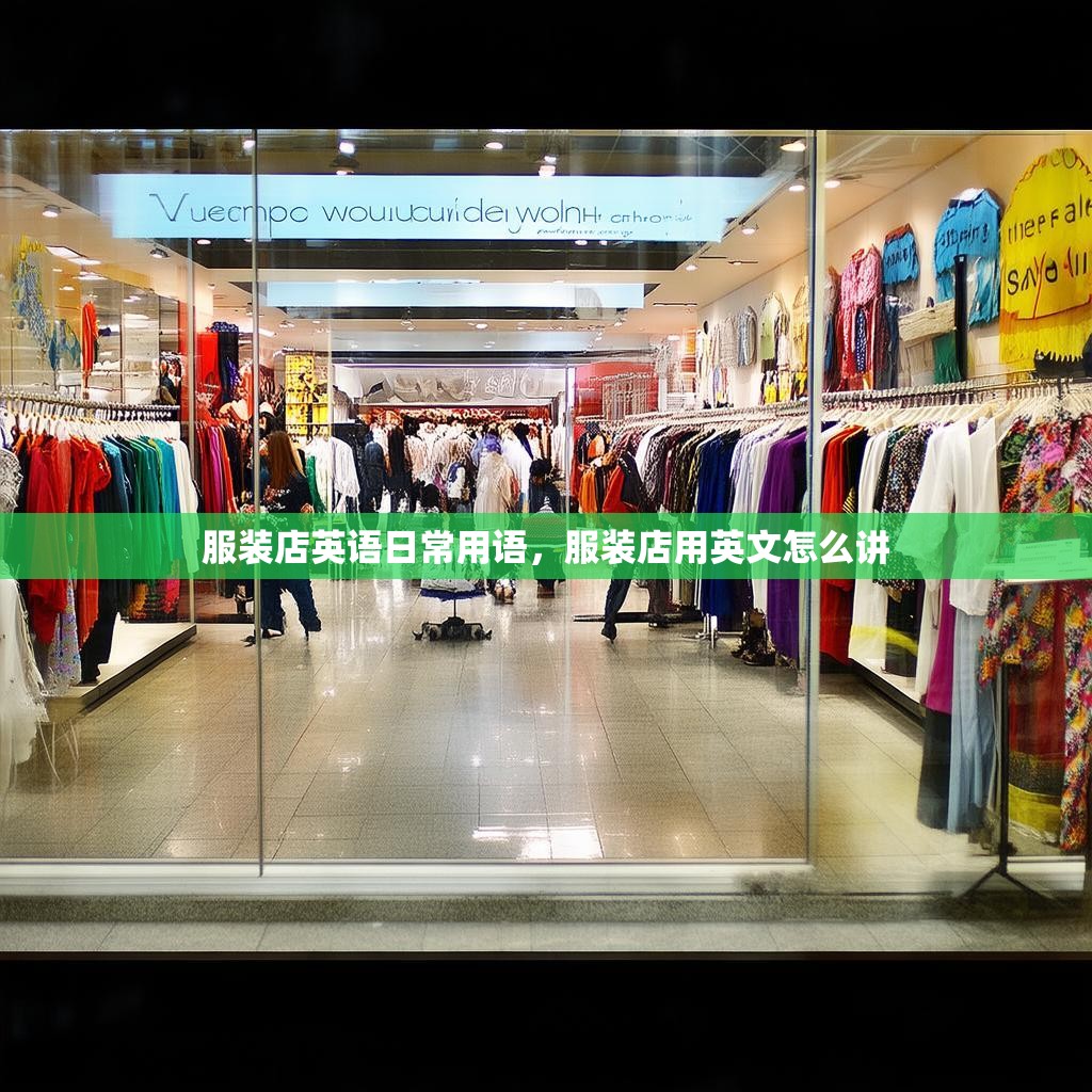 服装店英语日常用语,服装店用英文怎么讲