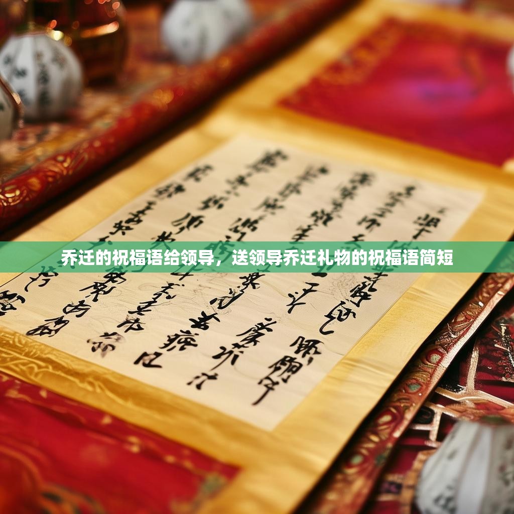 乔迁的祝福语给领导,送领导乔迁礼物的祝福语简短