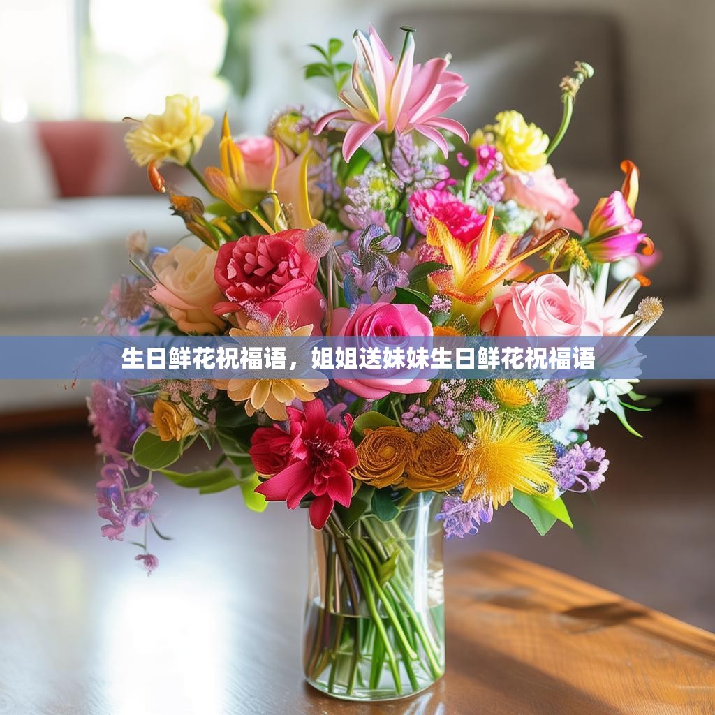 生日鲜花祝福语,姐姐送妹妹生日鲜花祝福语
