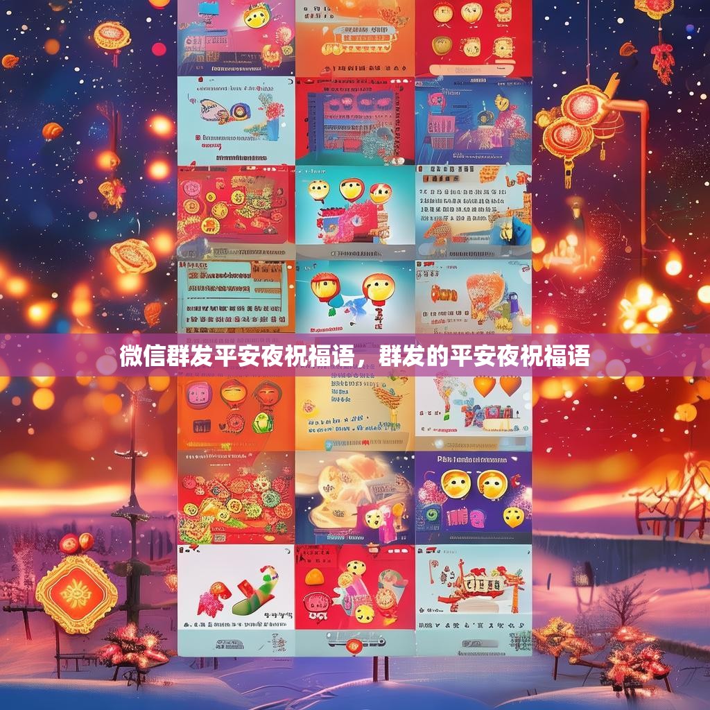 微信群发平安夜祝福语,群发的平安夜祝福语