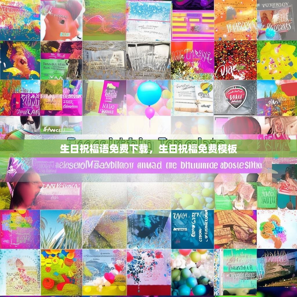 生日祝福语免费下载,生日祝福免费模板