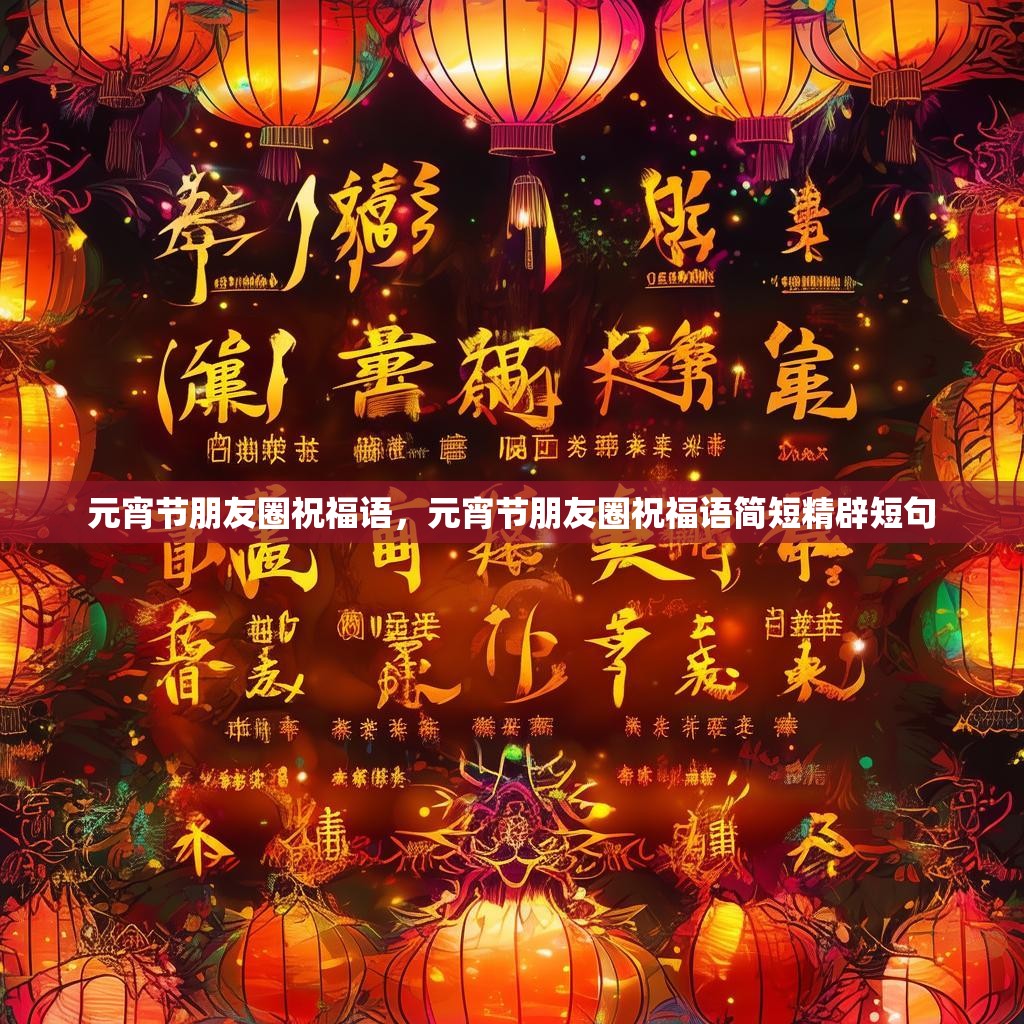 元宵节朋友圈祝福语,元宵节朋友圈祝福语简短精辟短句