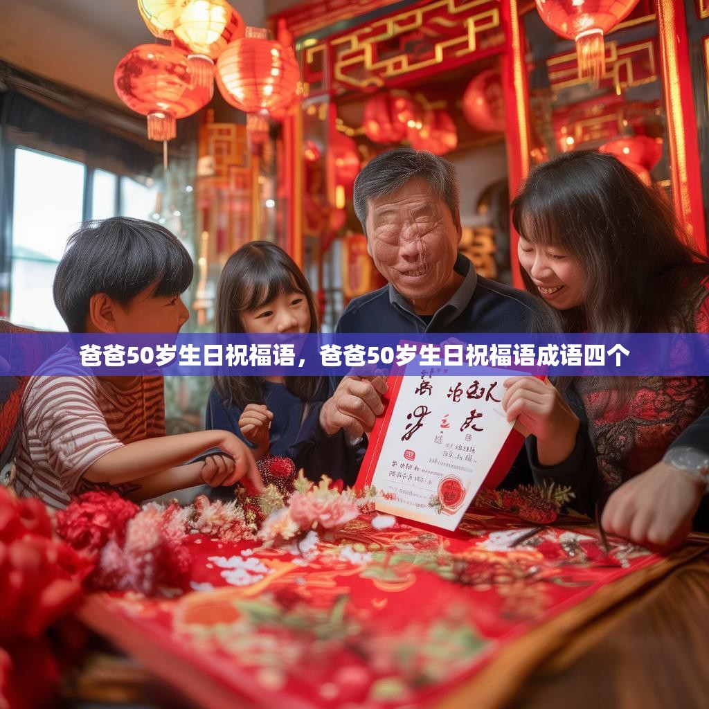 爸爸50岁生日祝福语,爸爸50岁生日祝福语成语四个