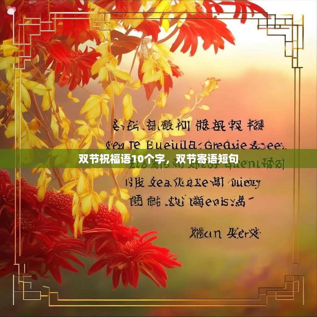 双节祝福语10个字,双节寄语短句