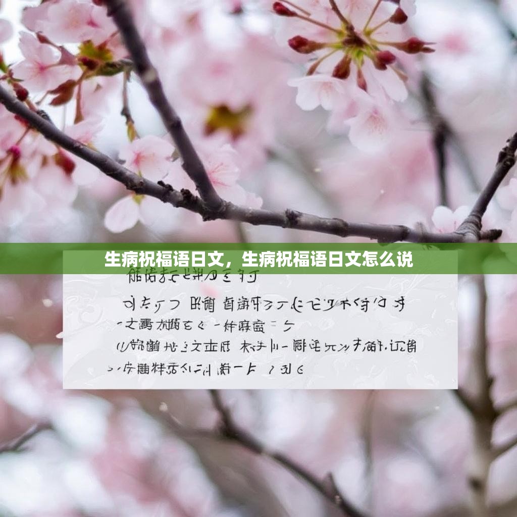 生病祝福语日文,生病祝福语日文怎么说
