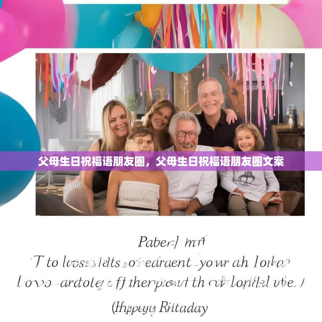 父母生日祝福语朋友圈,父母生日祝福语朋友圈文案