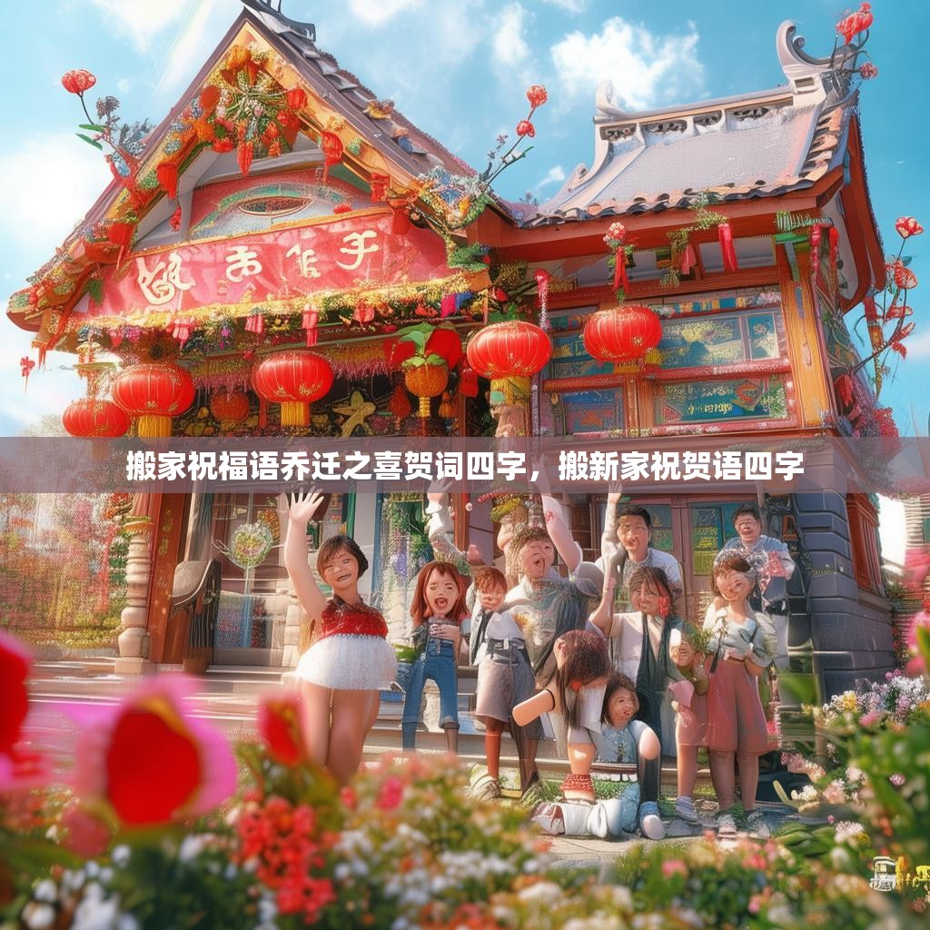 搬家祝福语乔迁之喜贺词四字，搬新家祝贺语四字