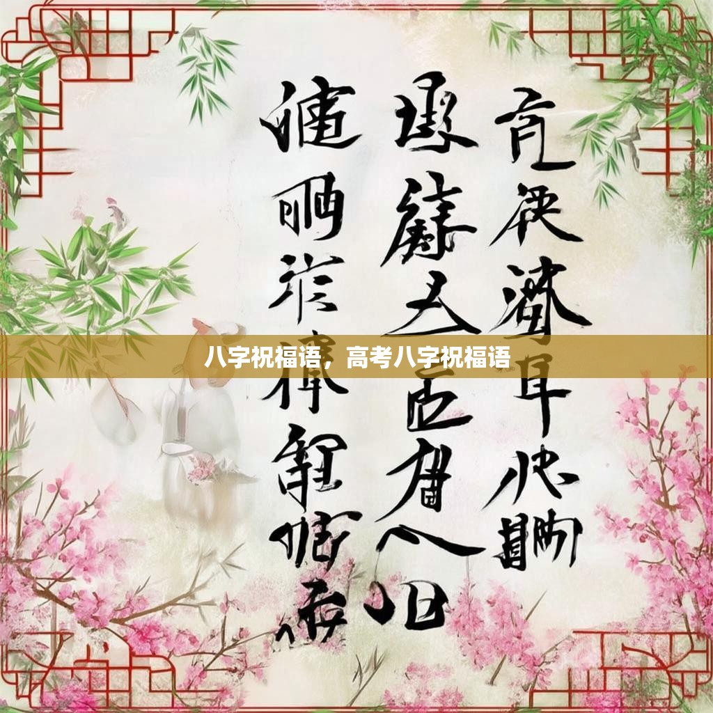 八字祝福语,高考八字祝福语