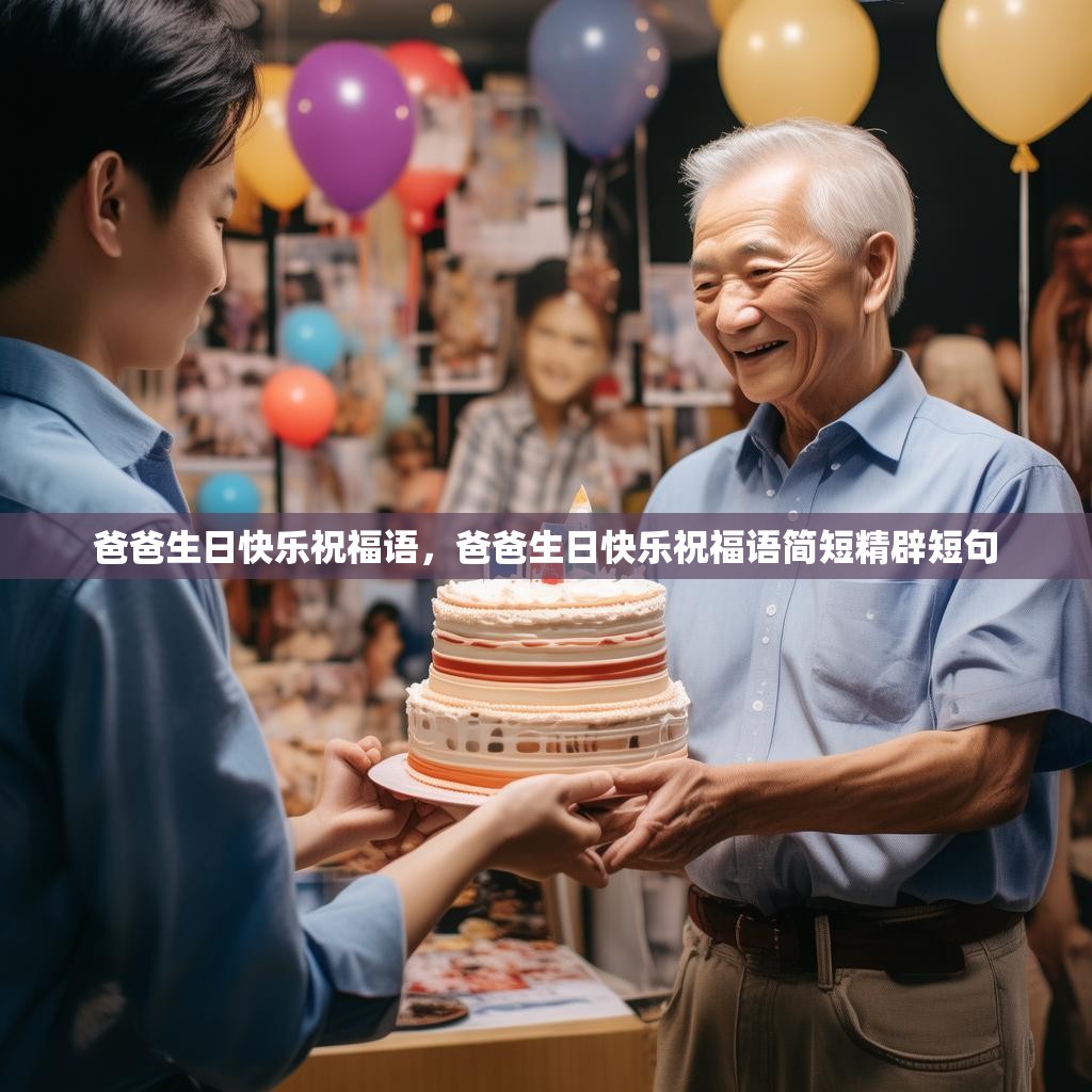 爸爸生日快乐祝福语，爸爸生日快乐祝福语简短精辟短句