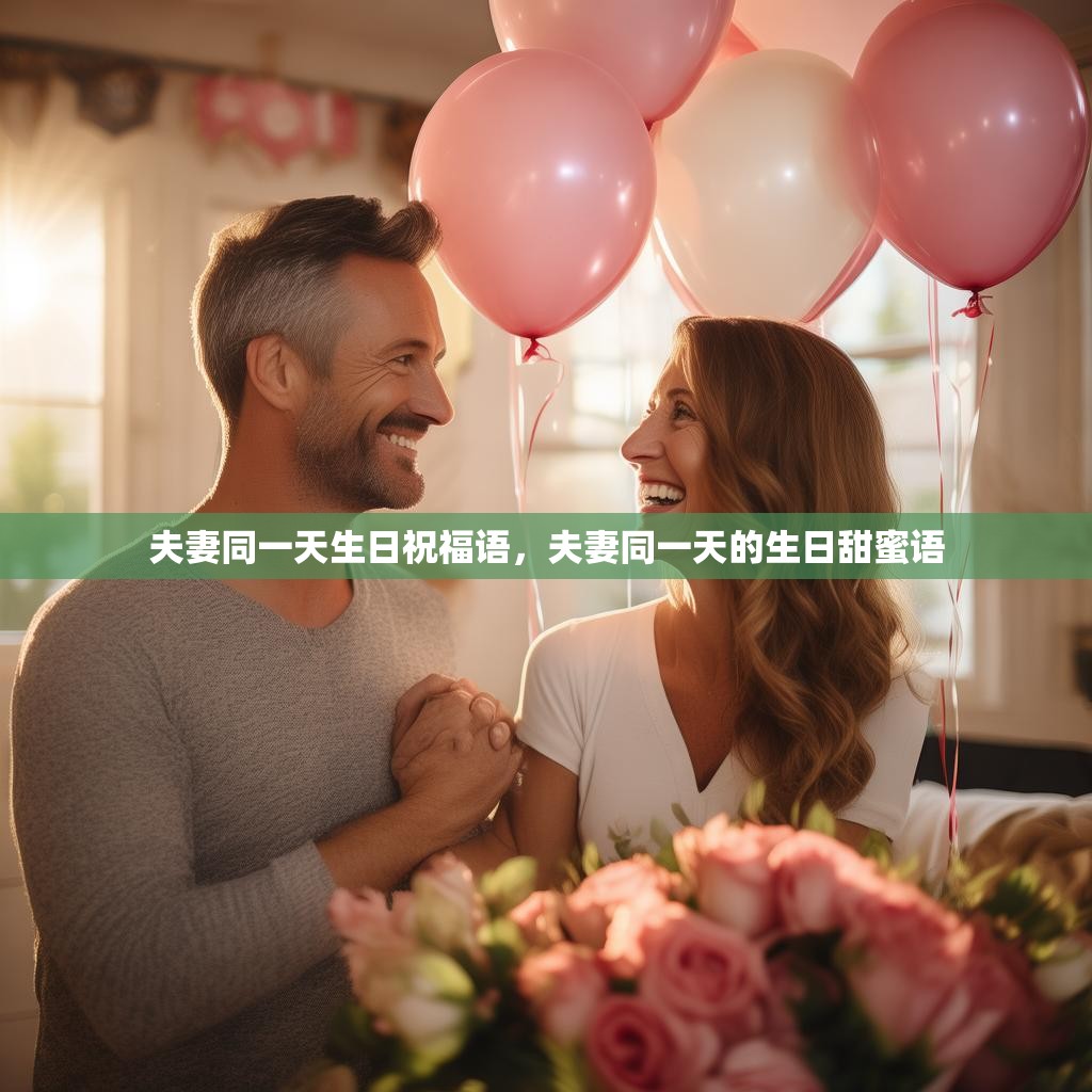 夫妻同一天生日祝福语,夫妻同一天的生日甜蜜语