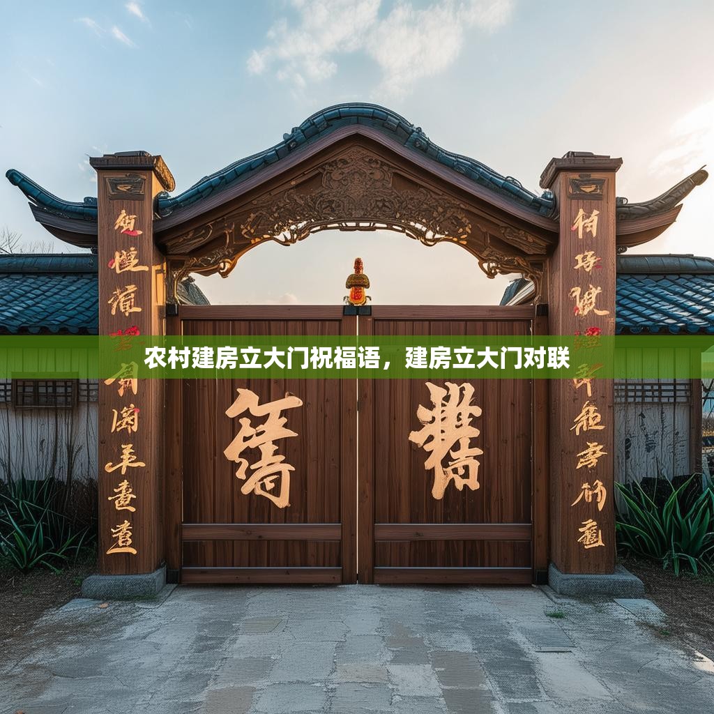 农村建房立大门祝福语,建房立大门对联