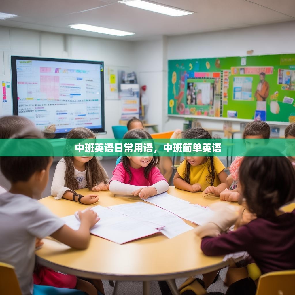 中班英语日常用语,中班简单英语