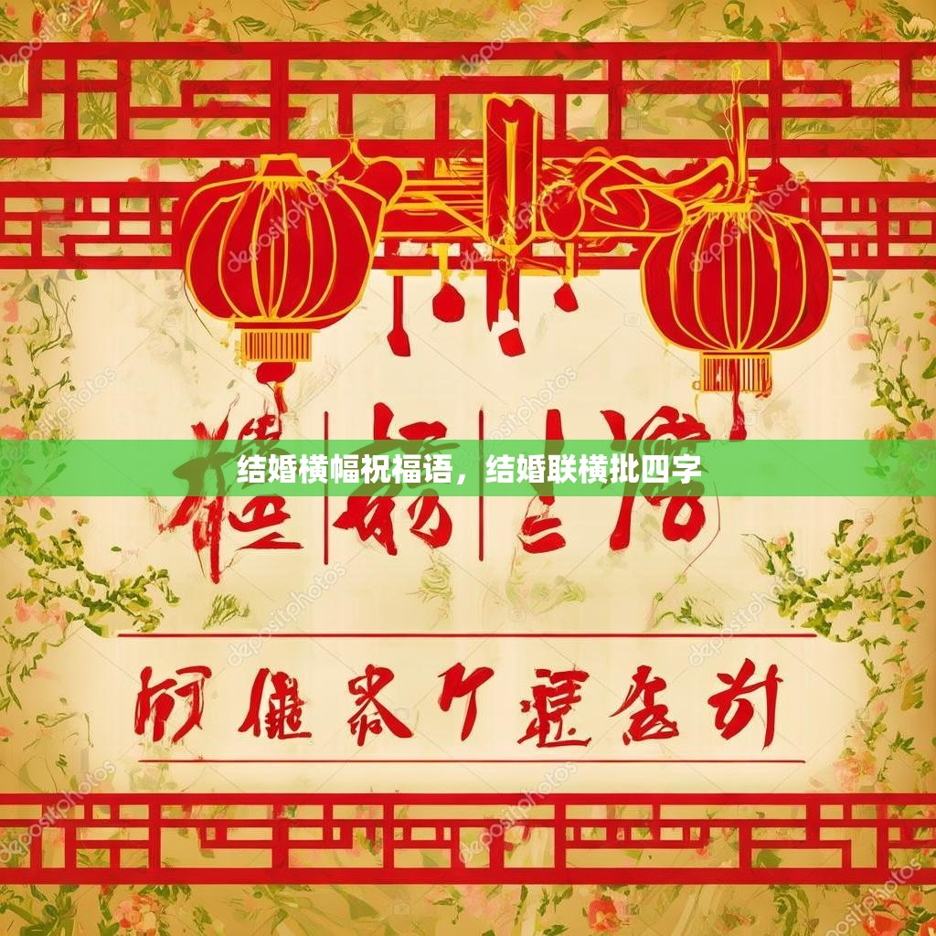 结婚横幅祝福语,结婚联横批四字