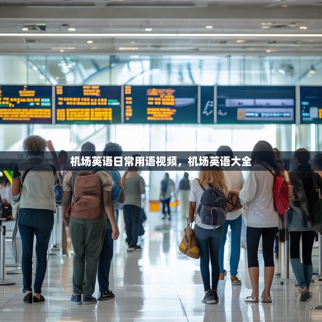 机场英语日常用语视频,机场英语大全
