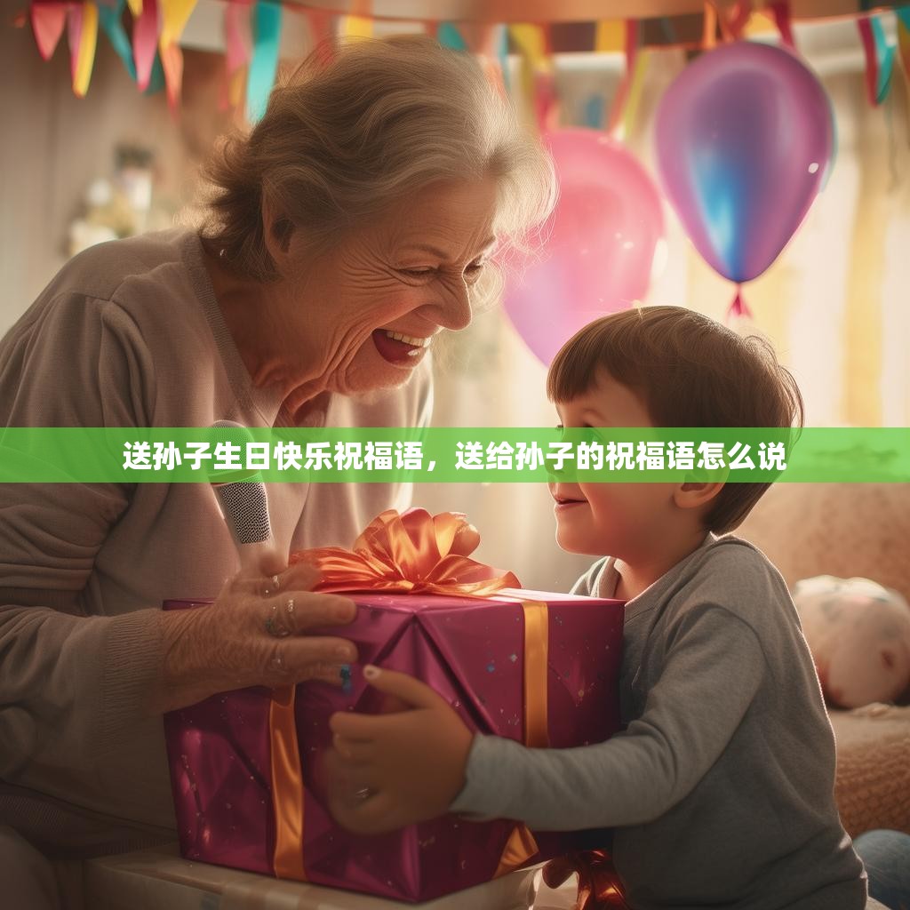 送孙子生日快乐祝福语,送给孙子的祝福语怎么说