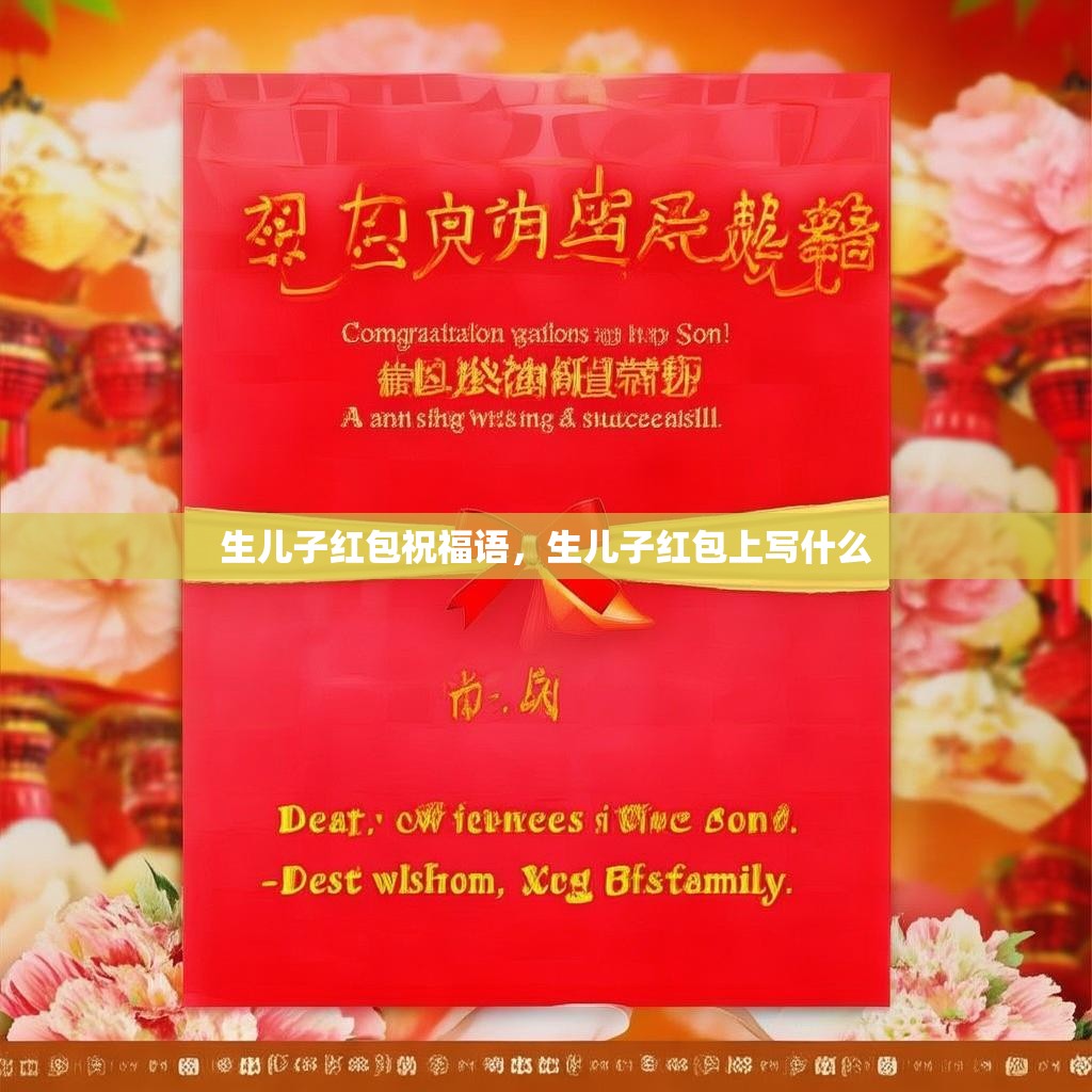 生儿子红包祝福语,生儿子红包上写什么