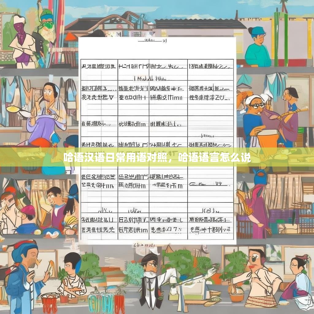 哈语汉语日常用语对照,哈语语言怎么说