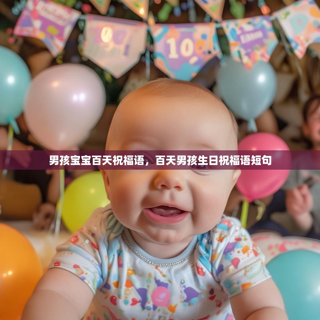 男孩宝宝百天祝福语,百天男孩生日祝福语短句