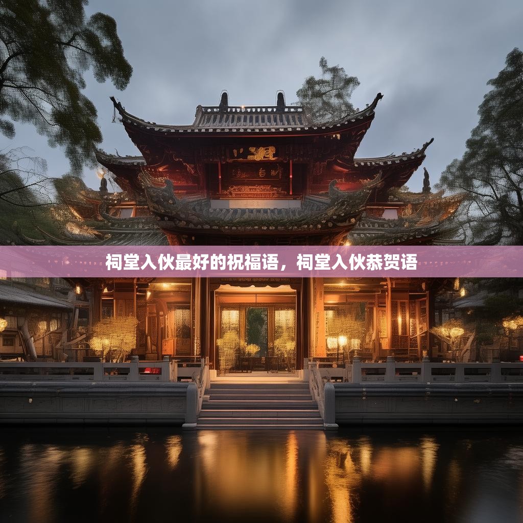 祠堂入伙最好的祝福语,祠堂入伙恭贺语