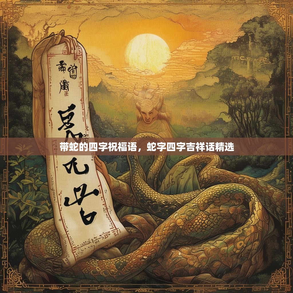 带蛇的四字祝福语,蛇字四字吉祥话精选