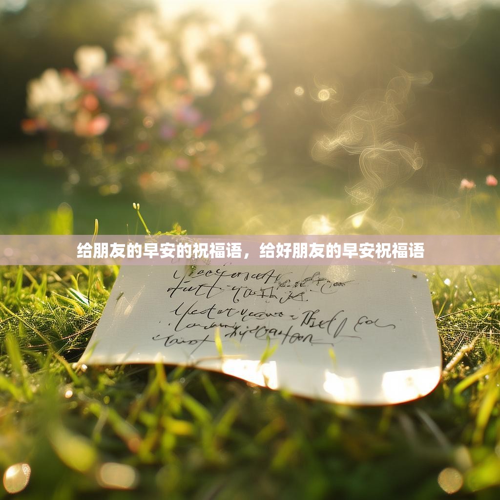 给朋友的早安的祝福语,给好朋友的早安祝福语