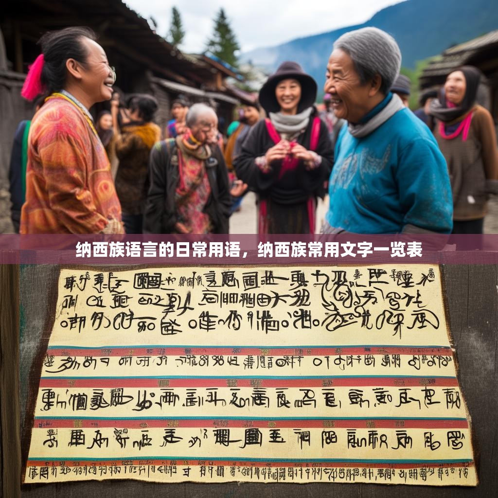 纳西族语言的日常用语,纳西族常用文字一览表