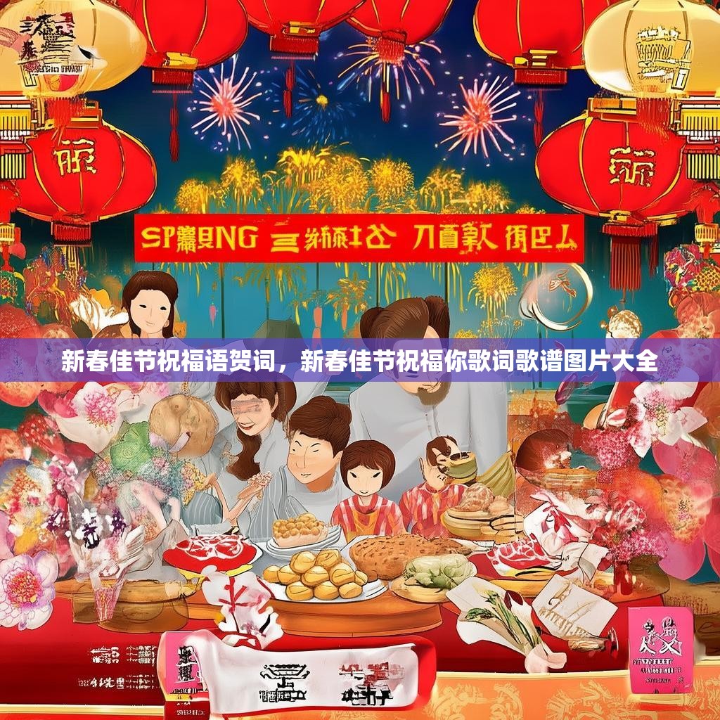 新春佳节祝福语贺词,新春佳节祝福你歌词歌谱图片大全