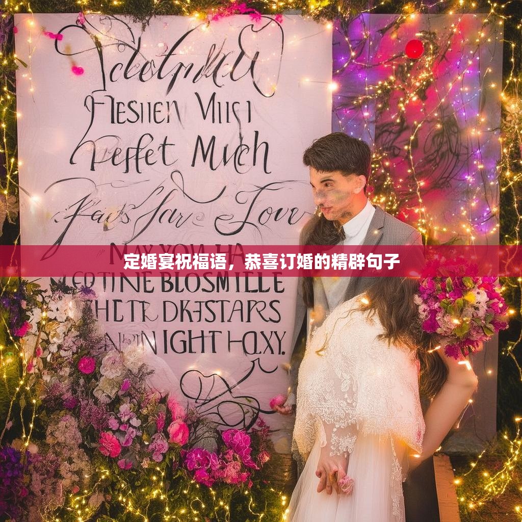 定婚宴祝福语,恭喜订婚的精辟句子