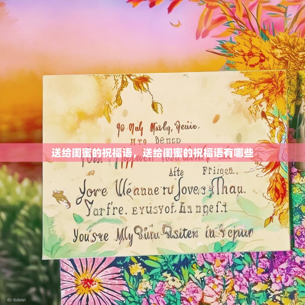 送给闺蜜的祝福语,送给闺蜜的祝福语有哪些