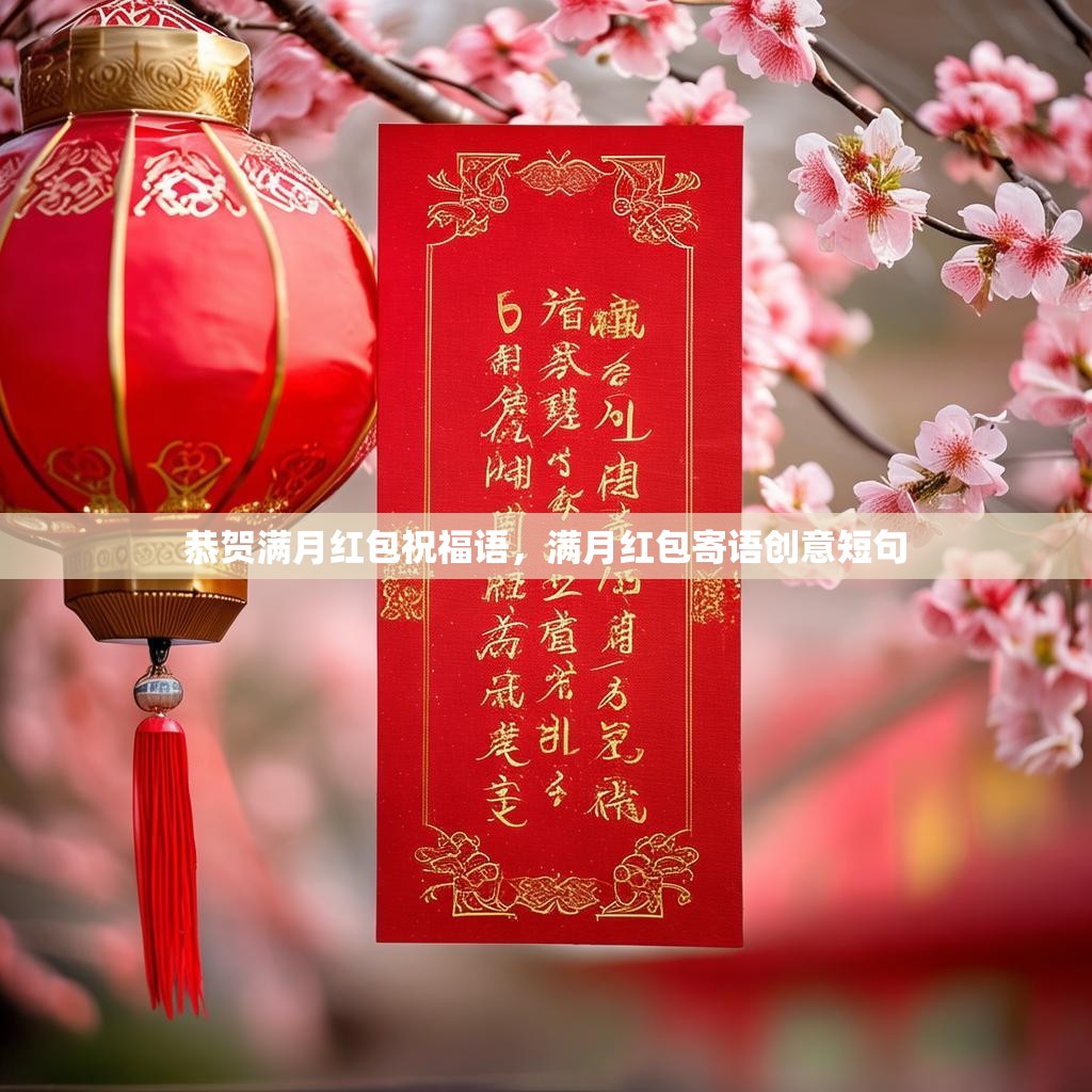 恭贺满月红包祝福语,满月红包寄语创意短句