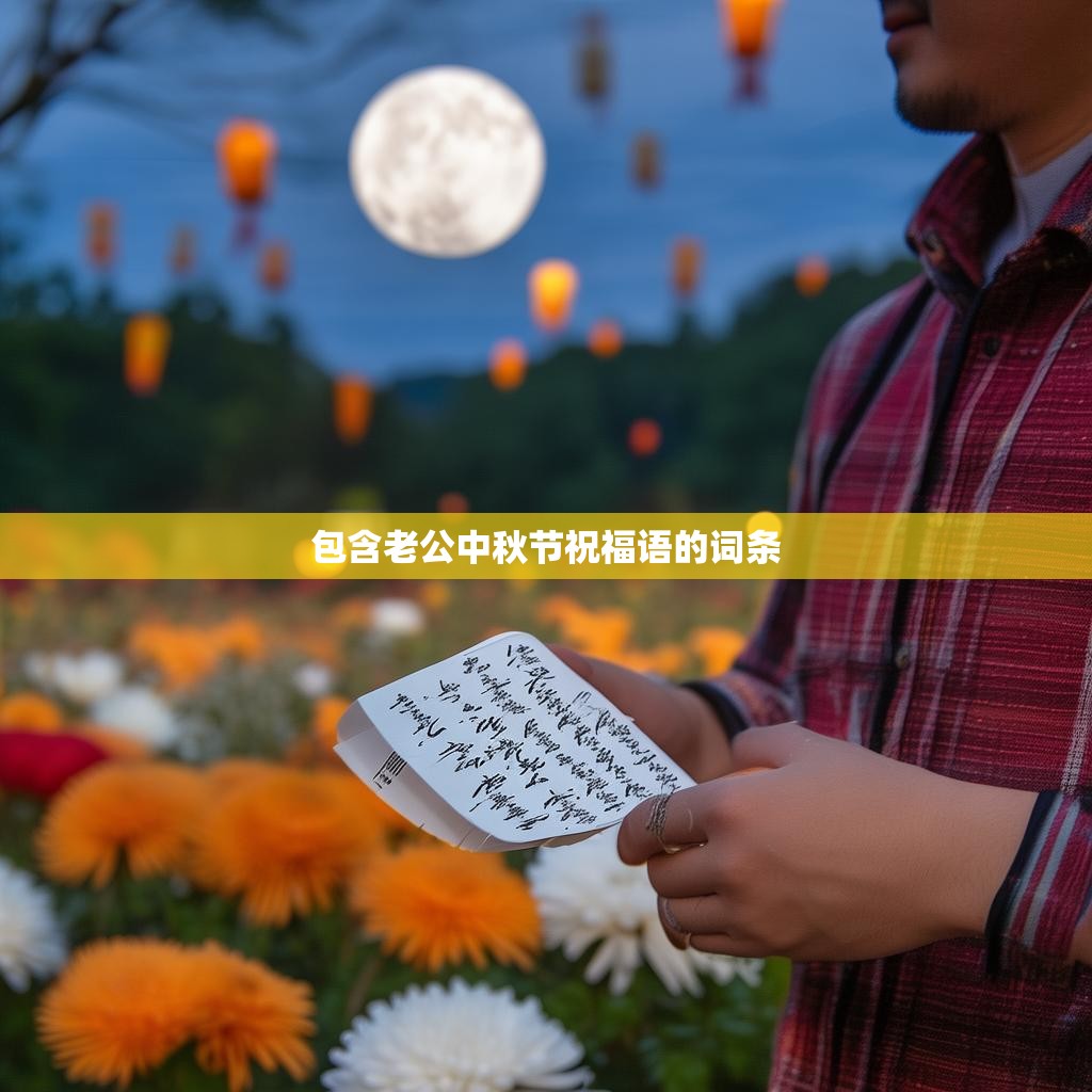 包含老公中秋节祝福语的词条