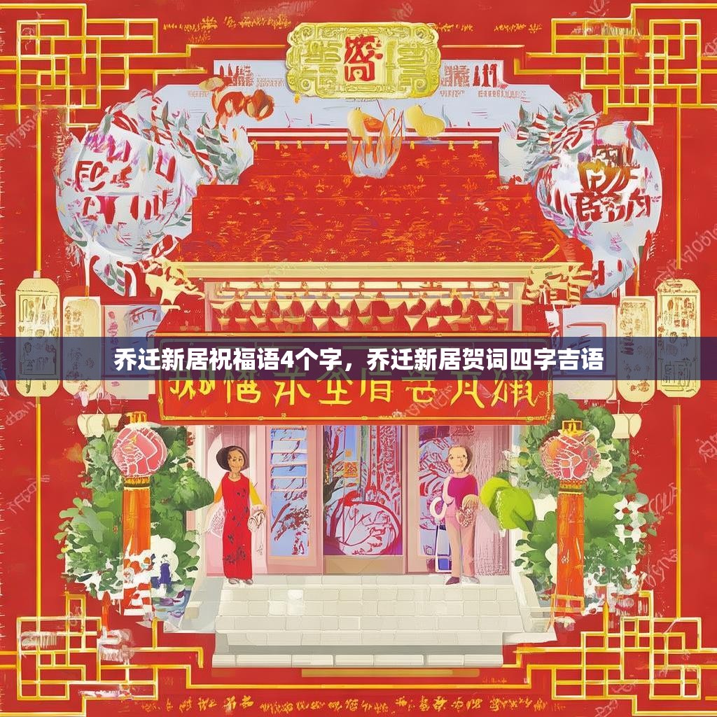 乔迁新居祝福语4个字,乔迁新居贺词四字吉语