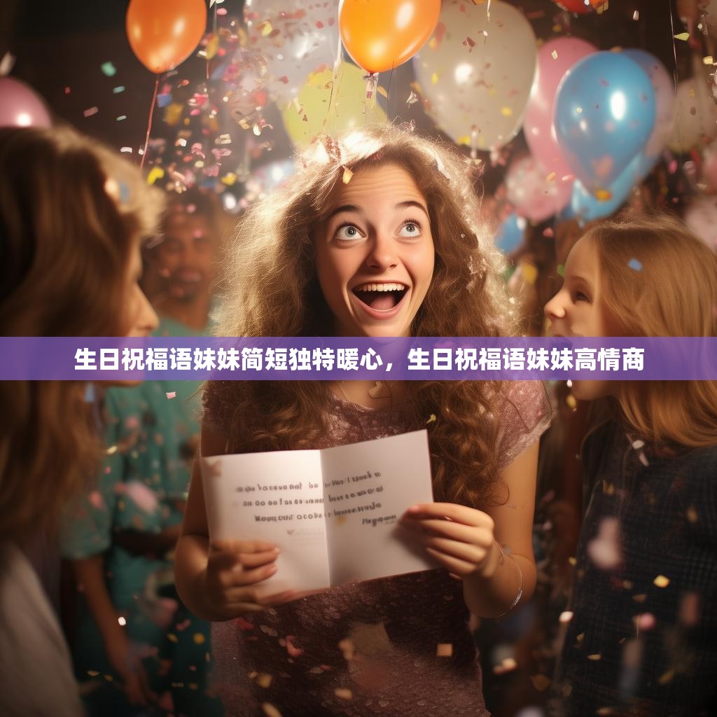生日祝福语妹妹简短独特暖心,生日祝福语妹妹高情商