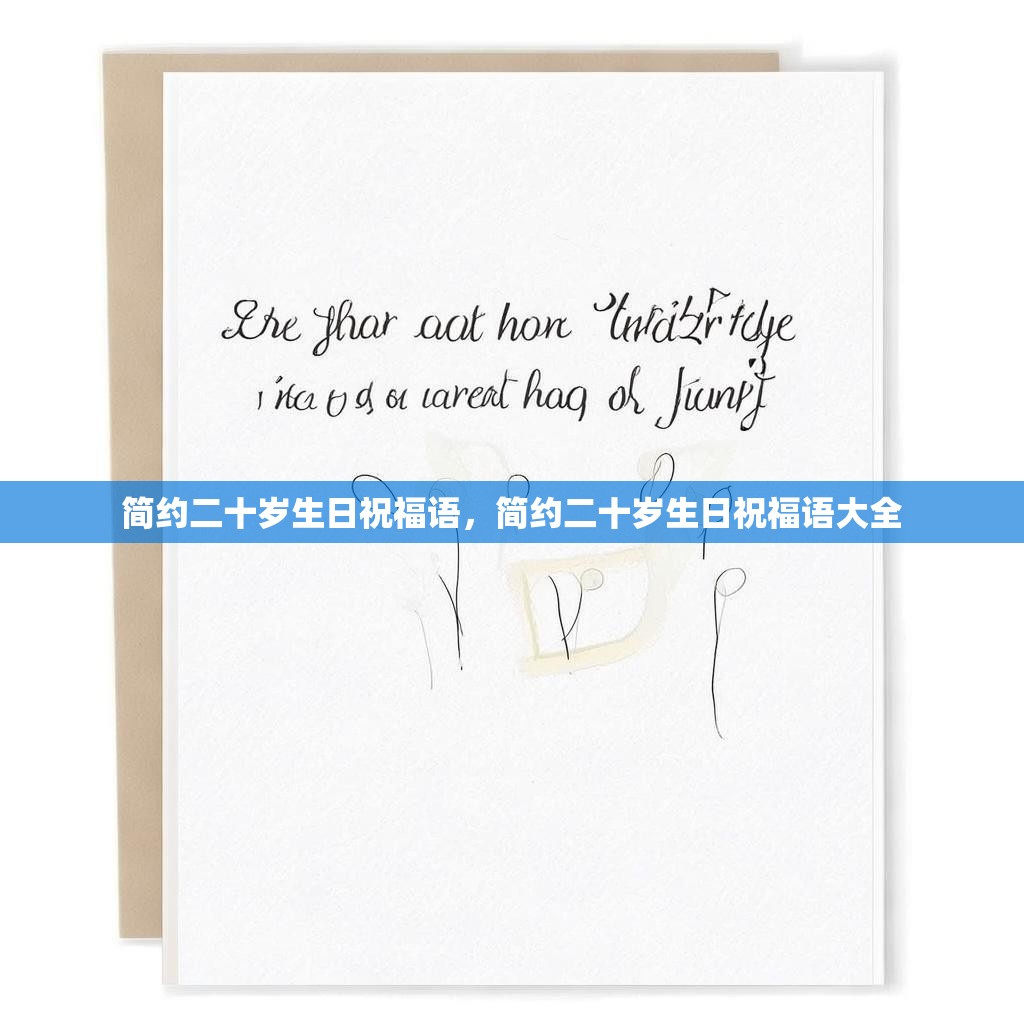 简约二十岁生日祝福语,简约二十岁生日祝福语大全
