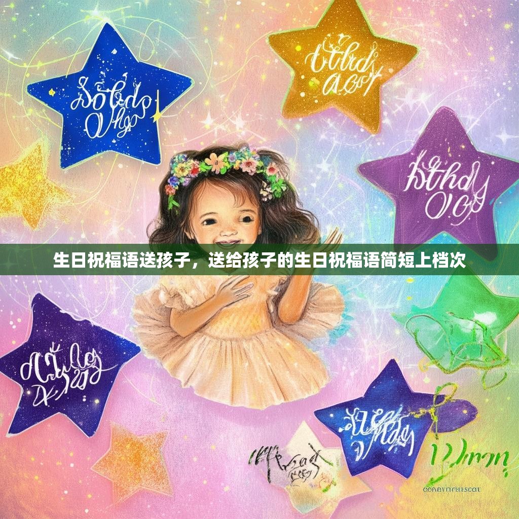 生日祝福语送孩子,送给孩子的生日祝福语简短上档次