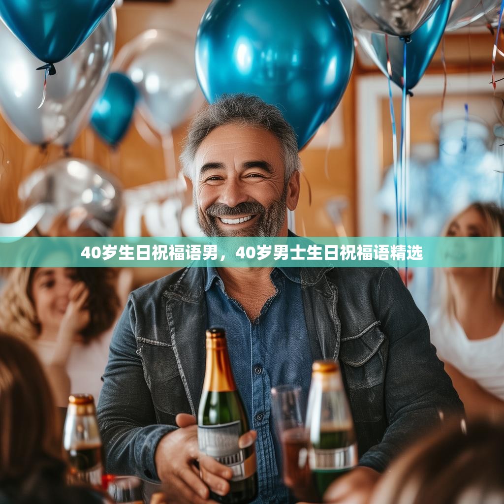40岁生日祝福语男,40岁男士生日祝福语精选