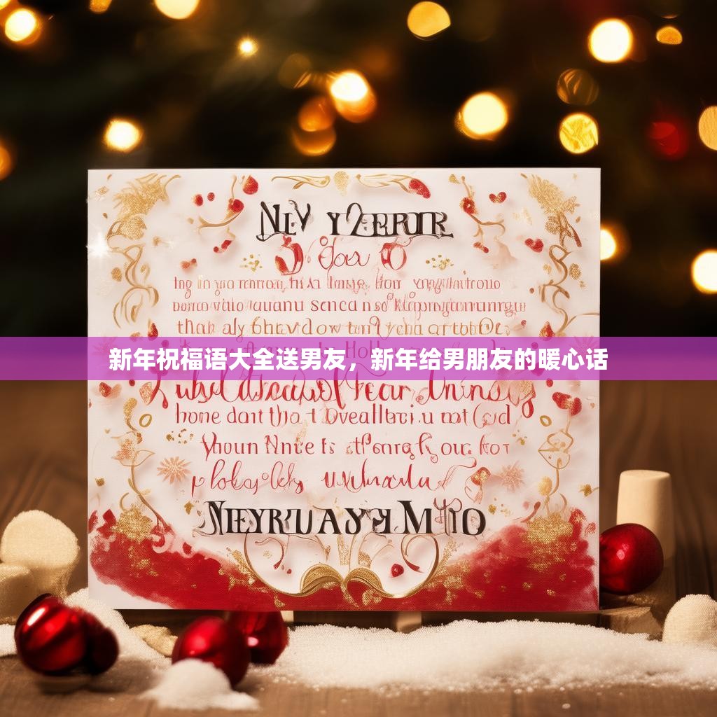 新年祝福语大全送男友,新年给男朋友的暖心话